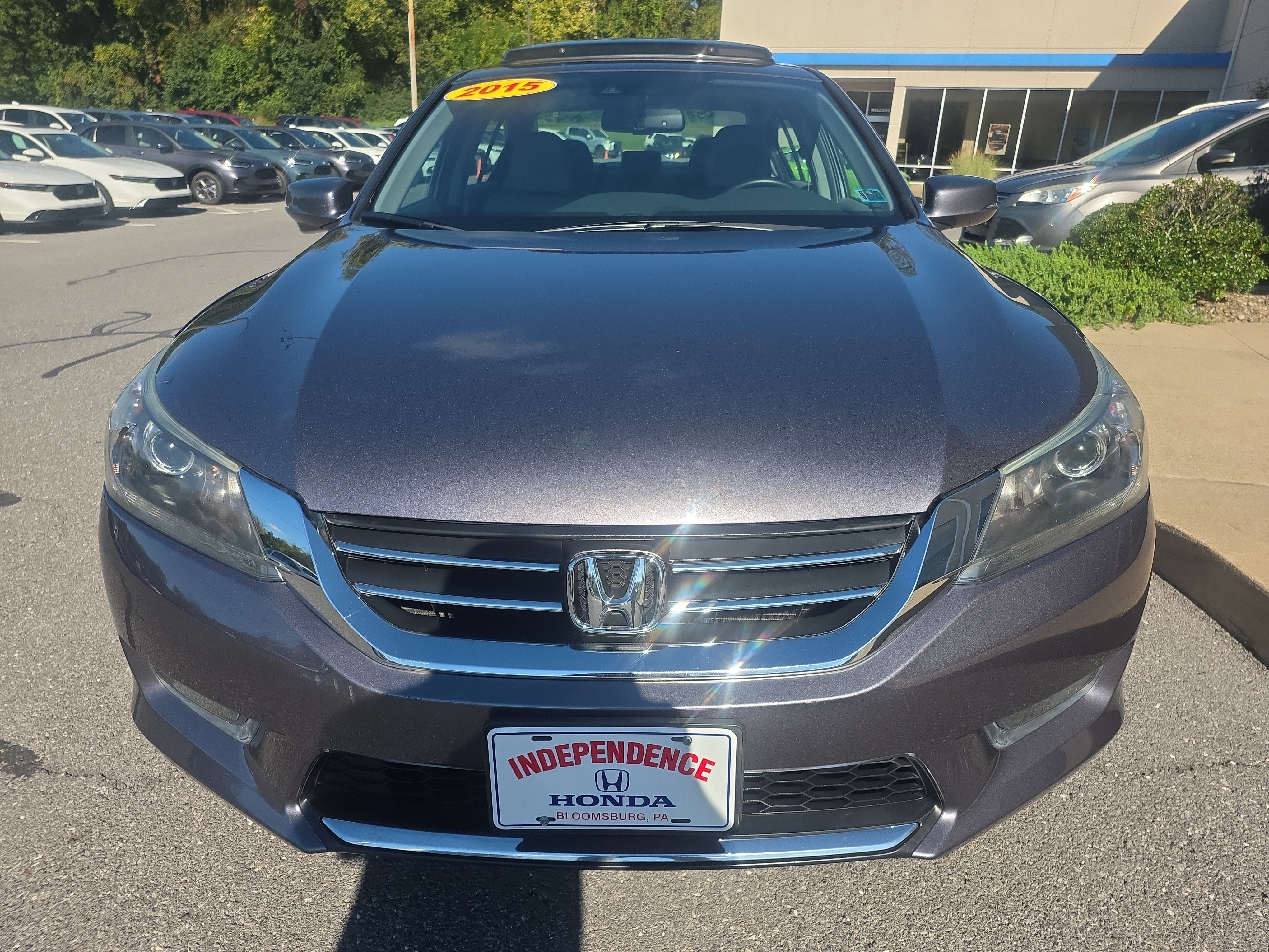 Used 2015 Honda Accord EX-L with VIN 1HGCR2F87FA100631 for sale in Bloomsburg, PA